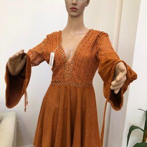 Ultra Sexy Ballon or Bell Sleeve Baby doll mini- dress or top!